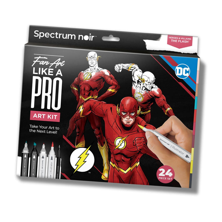 Spectrum Noir Pro Fan Art Set – 24-teilig – The Flash, Flash
