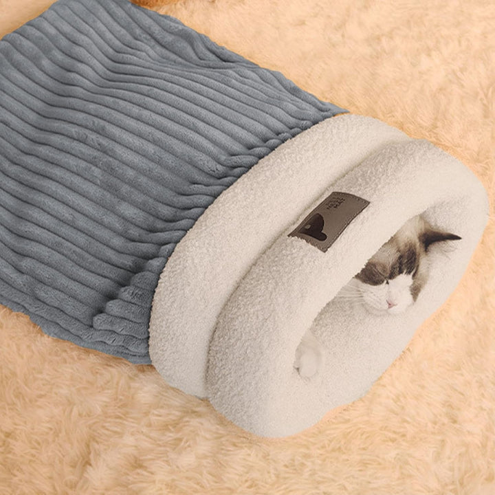 Katzen Winterschlafsack - Katzenschlafsack Für Wohnungskatzen | Weicher Bequemer Katzen Winterschlaf