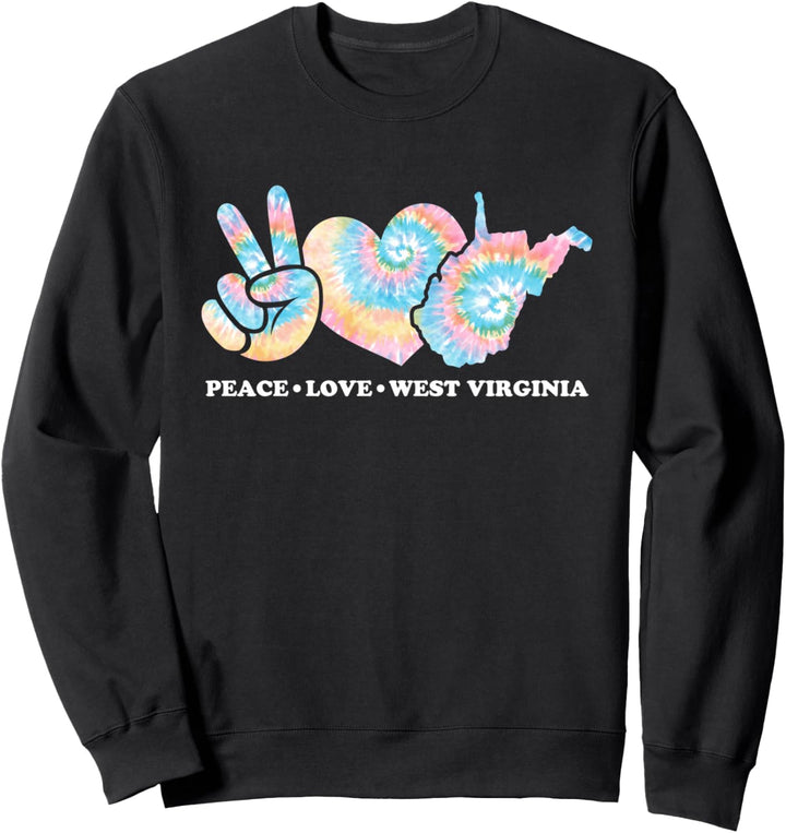 Peace Love West Virginia Sweatshirt