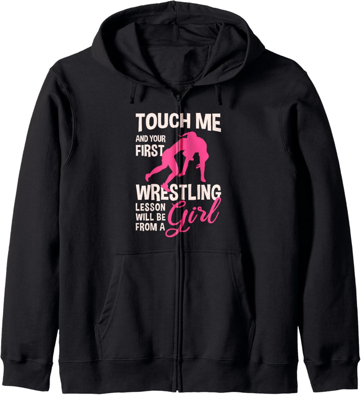 Ringen Catchen Sportart Schaukampf Wrestling Kapuzenjacke