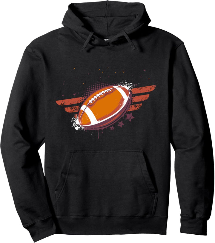 Vintage Retro Geschenkidee American Football Pullover Hoodie