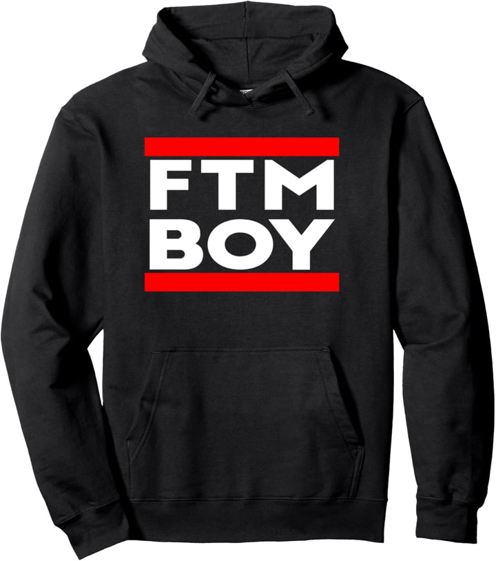 Bisexual Gay Queer Trans Bi LGBTQ Schwul Rot Weiss FTM BOY Pullover Hoodie