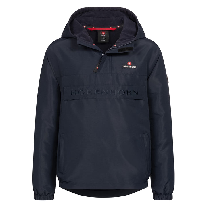 Höhenhorn Craxel Kinder Jungen Mädchen Jacke Windbreaker Gefüttert mit Brusttasche 176 Dunkelblau, 1