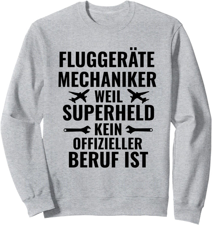 Fluggerätemechaniker Motiv Luftfahrt Triebwerk Mechaniker Sweatshirt