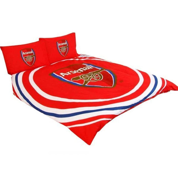 Arsenal F.C. „Pulse“ wendbares Bettwäsche-Set für Doppelbett Doppelbett Rot, Doppelbett Rot