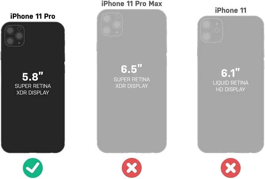 OtterBox Commuter Series Schutzhülle für iPhone 11 PRO (nicht 11/11 Pro Max), keine Einzelhandelsver
