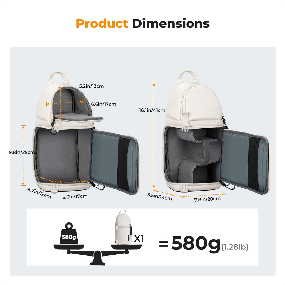 K&F CONCEPT Kamera-Umhängetasche, Wasserdichte Kameratasche, Fotografie tägliche Reise Camera Bag,Ta