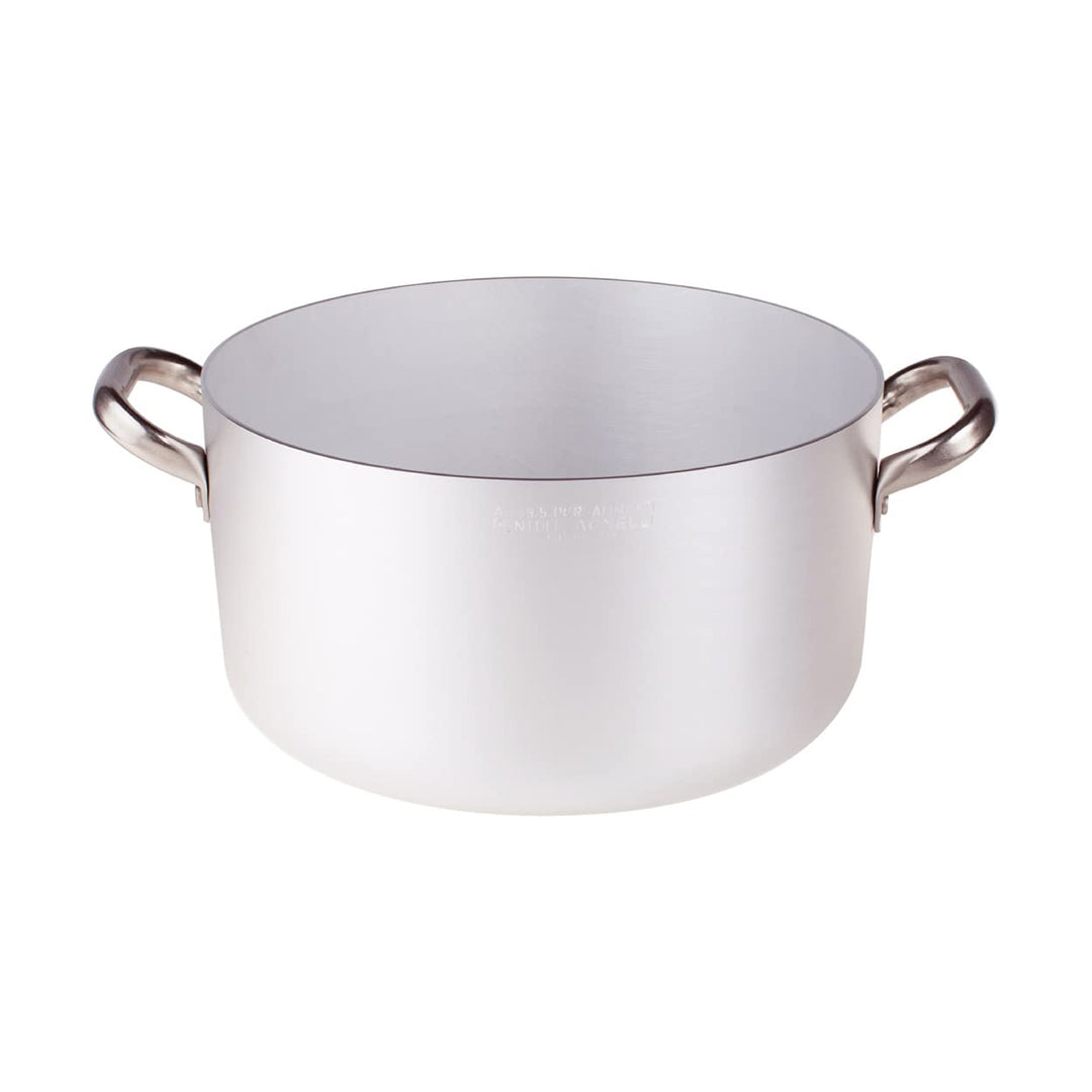 Agnelli Auflaufform aus Aluminium mit 2 Edelstahlgriffen 26 cm, 26 cm