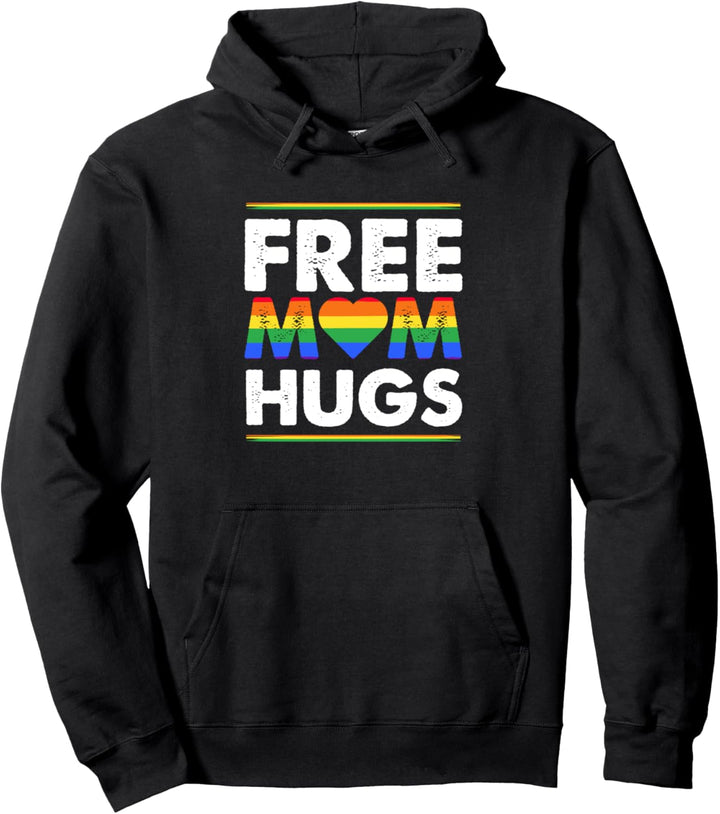 Kostenlose Mama Umarmungen Regenbogenparade Stolz Monat Pullover Hoodie