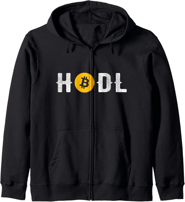 HODL Bitcoin To The Moon Lustige Krypto Kryptowährung Kapuzenjacke