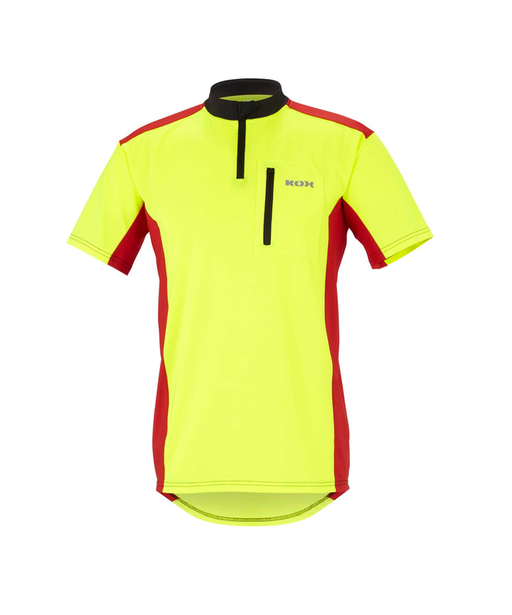 KOX Funktionsshirt Kurzarm Gelb/Rot L Gelb/Rot, L Gelb/Rot