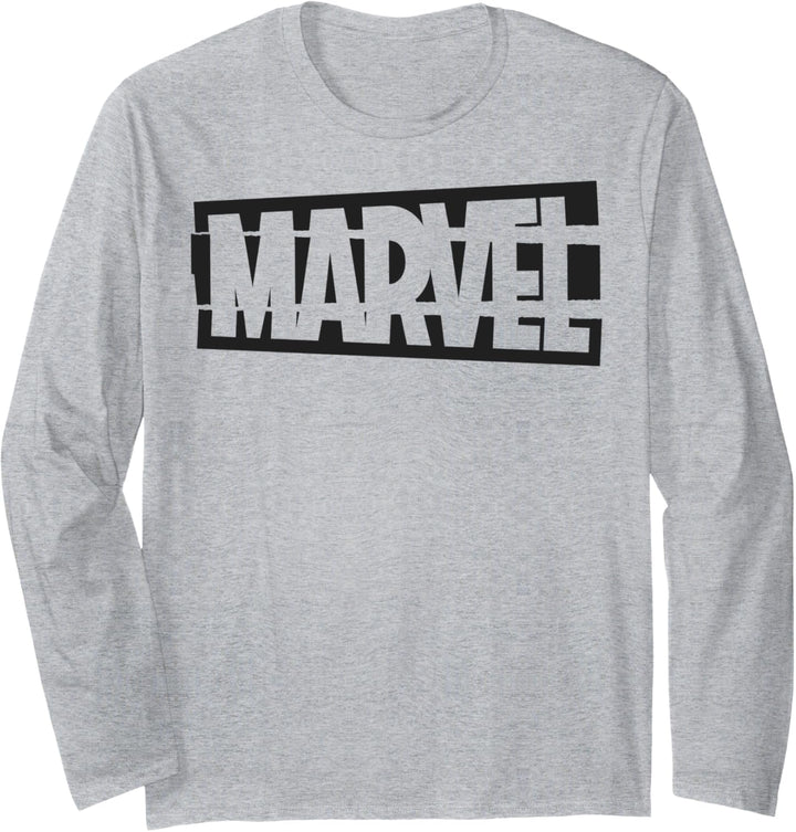 Marvel Broken Logo Langarmshirt