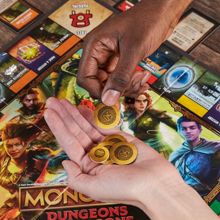 Monopoly, Dungeons &amp; Dragons: The Ehre der Dieves, Spiel für 2-5 Spieler, ab 8 Jahren
