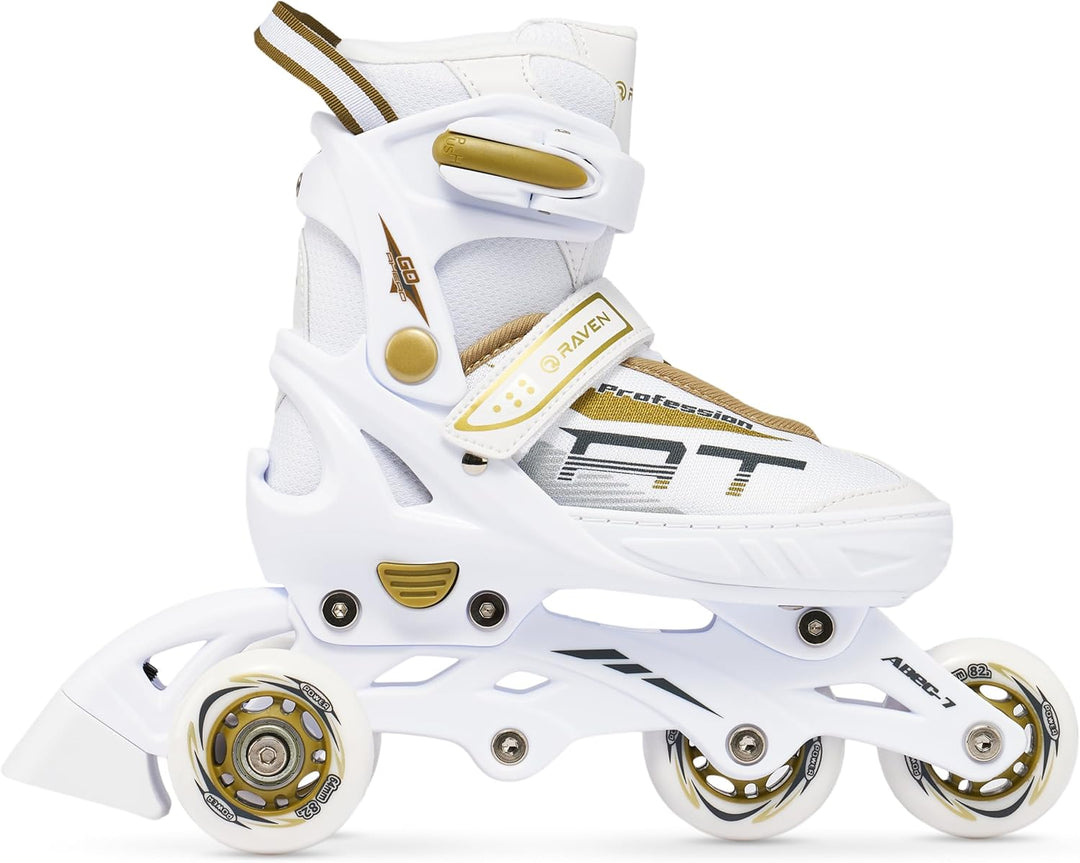 RAVEN Profession 4in1 Inlineskates Triskates Rollschuhe Schlittschuhe Inliner für Kinder und Erwachs