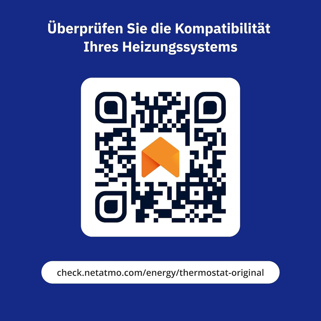 Netatmo Smartes Thermostat ORIGINAL für individuelle Heizkessel - Installationspaket, schnurlos/kabe