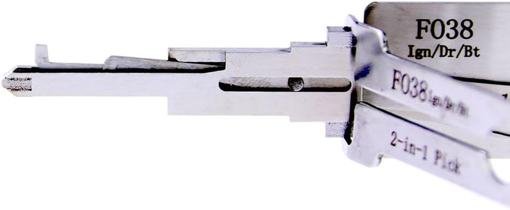 TPM Go FO38 2-in-1-Plektrum, Autoschlüsselleser, Lock-Pick-Decoder für Auto