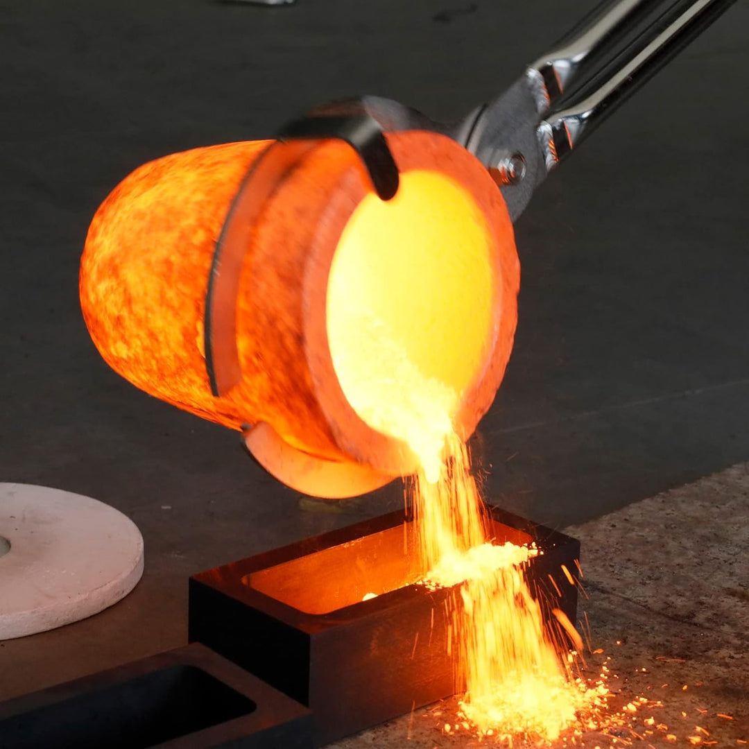 #4(4.5kg) Graphite Crucible for Metal Melting Casting Refining Gold Silver Copper Brass Aluminum 4,5