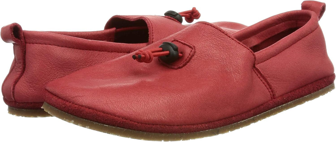 Pololo Unisex Kinder Cordel Outdoor Flacher Slipper 21 EU Rot, 21 EU Rot