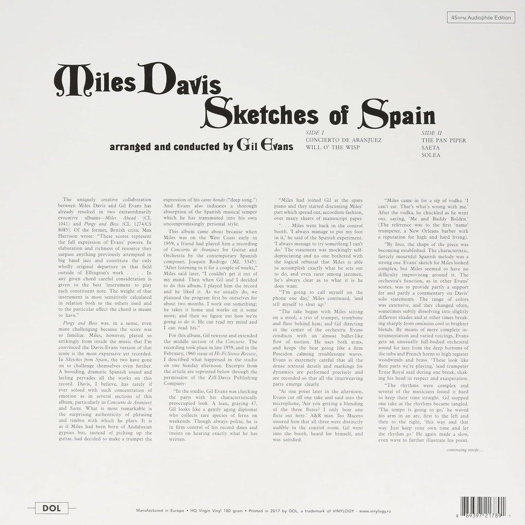 Sketches of Spain, Vinyl