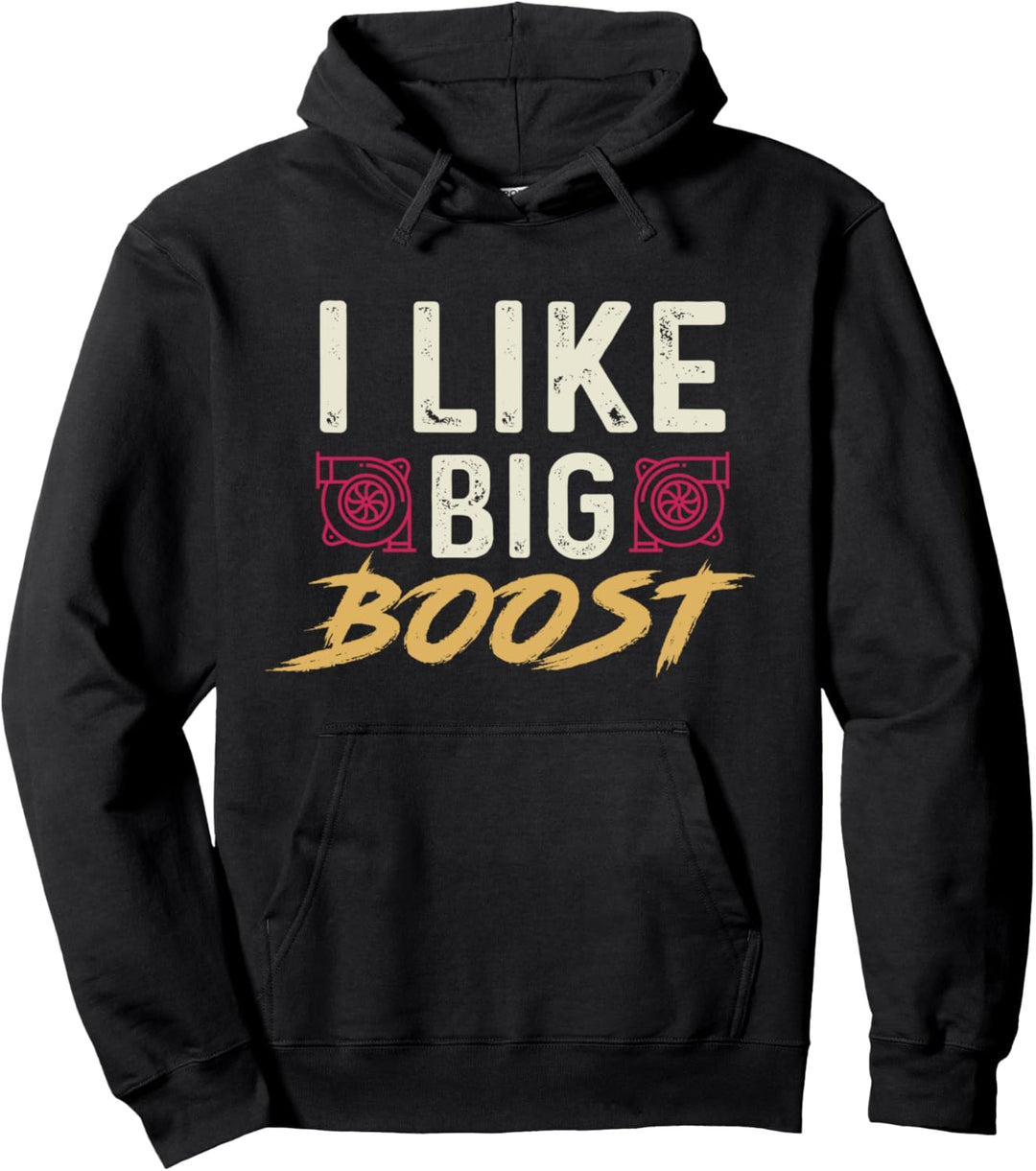 Brauchen Sie mehr Power Turbo Spooling Boost Addict Pullover Hoodie