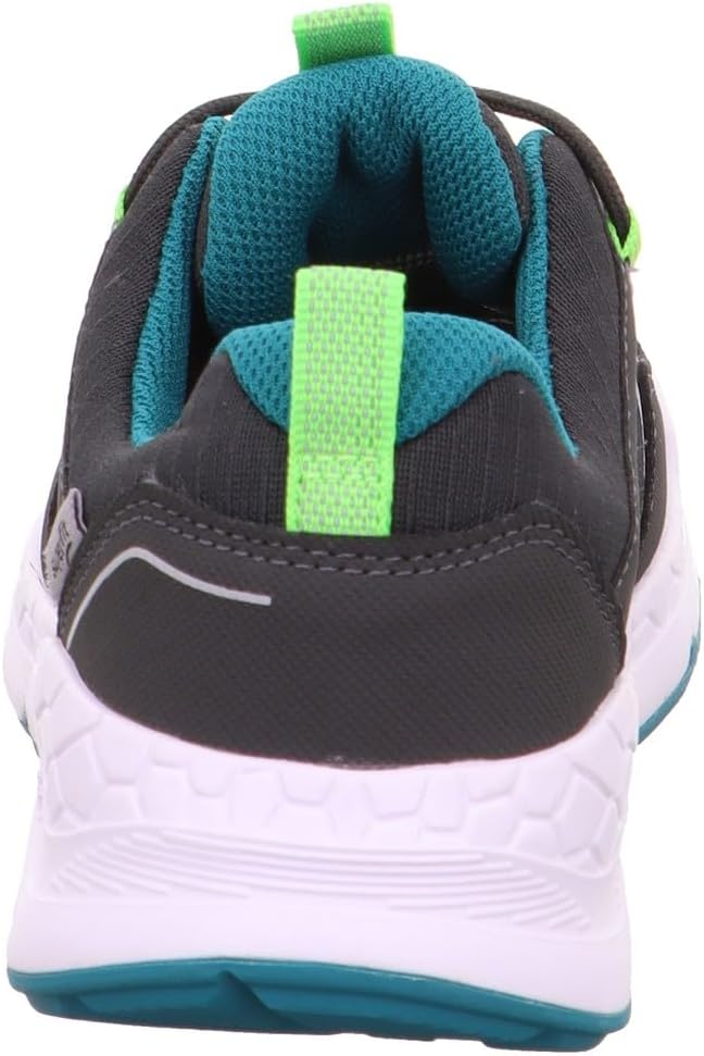 Superfit Jungen Free Ride Gore-tex Sneaker 32 EU Grau Grün 2000, 32 EU Grau Grün 2000