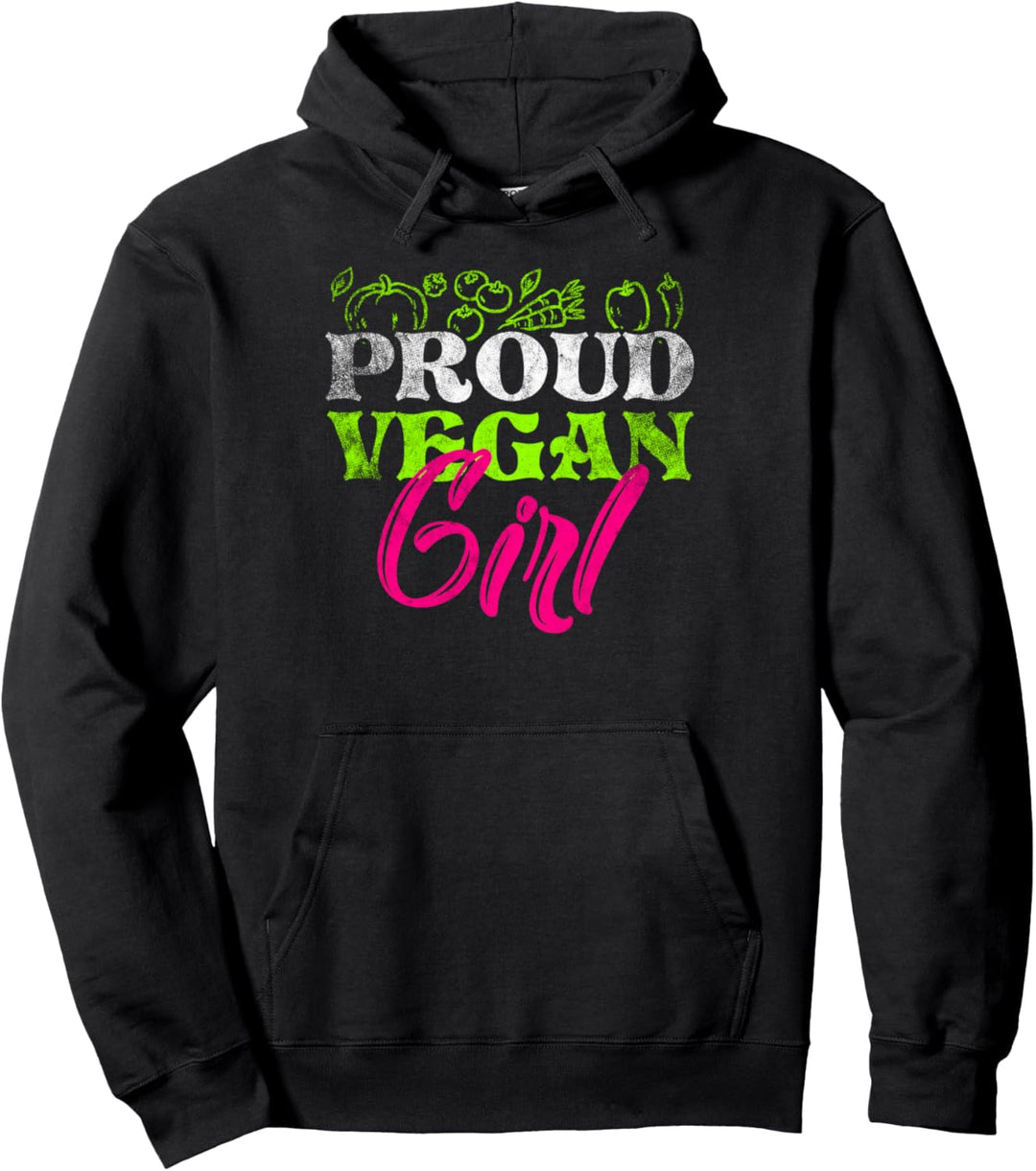 Vegetarisches Essen Ich Bin Veganerin Vegan Girl Pullover Hoodie