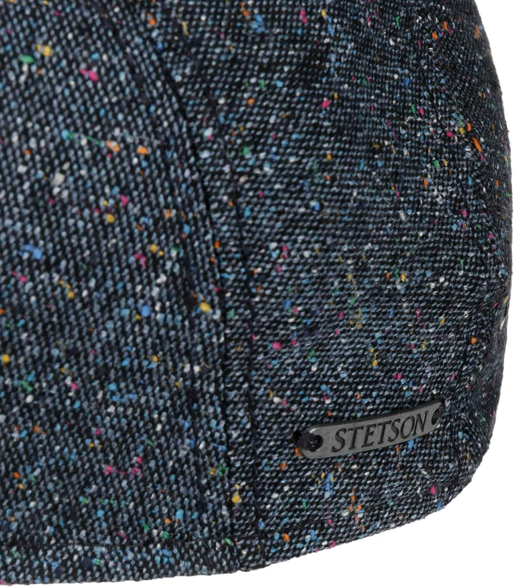 Stetson Donegal Colour Spots Flatcap - Zeitlose Schirmmütze - Klassische Form - Cap in Seiden-Wollmi