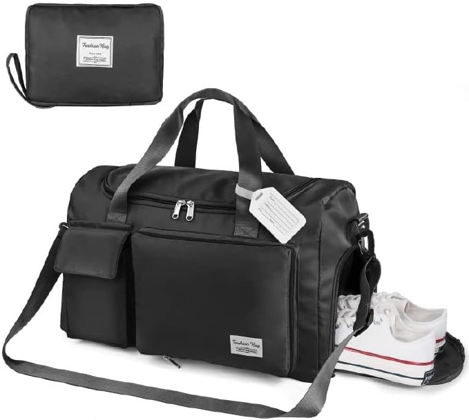 Flintronic 35L Faltbare Reisetasche Gepäcktasche Grosse Weekender Übernachtungstasche Urlaubstasche