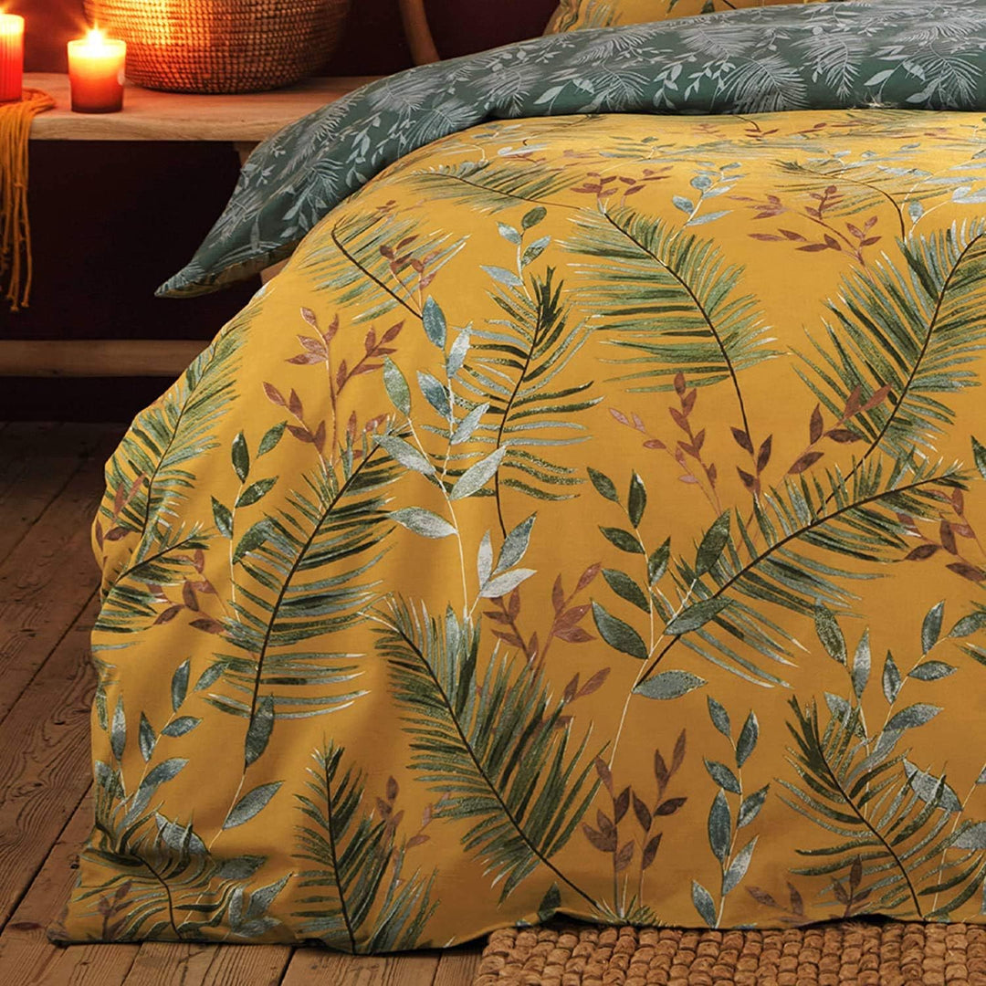 furn. Mazari Bettwäsche-Set, Senf, King-Size-Bett King Size Senffarben, King Size Senffarben