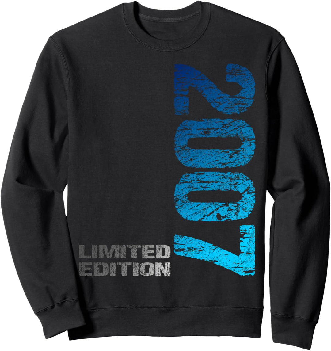17. Geburtstag 2007 Limited Edition Junge Mädchen Sweatshirt