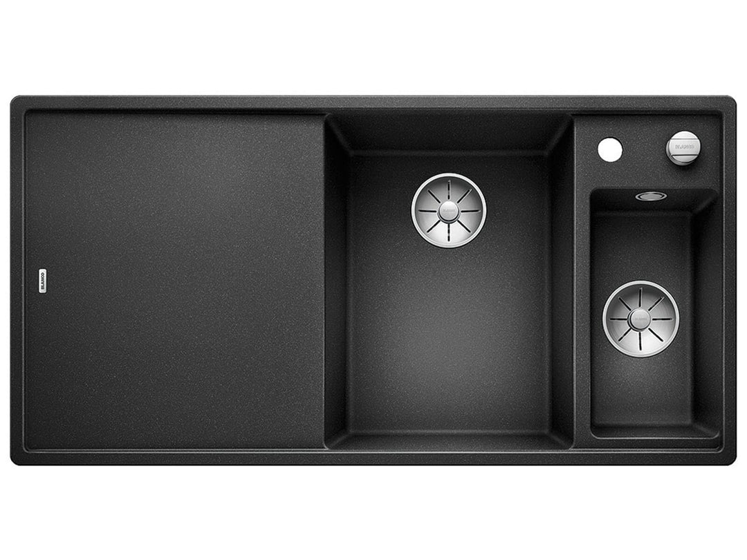 BLANCO AXIA III 6 S | SILGRANIT anthrazit | Einbauart: Einbau von Oben | Hauptbecken rechts | mit Ho