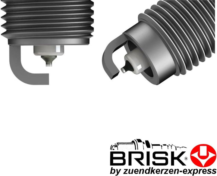 BRISK Platin DR15YP 1400 Zündkerzen, 4 Stück
