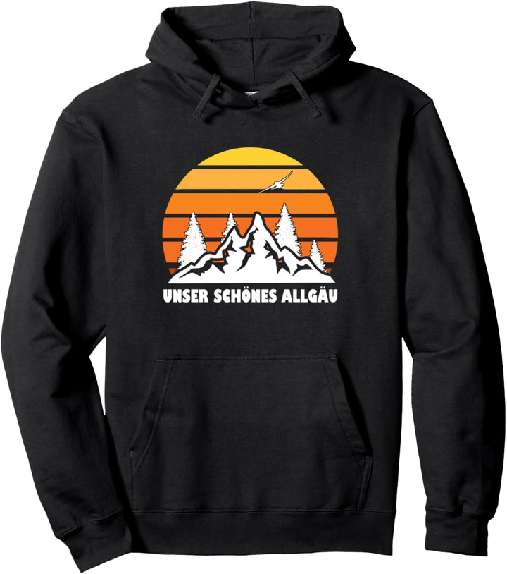 Allgäu USA Unser Schönes Allgäu Berge Geschenk Wandern Pullover Hoodie
