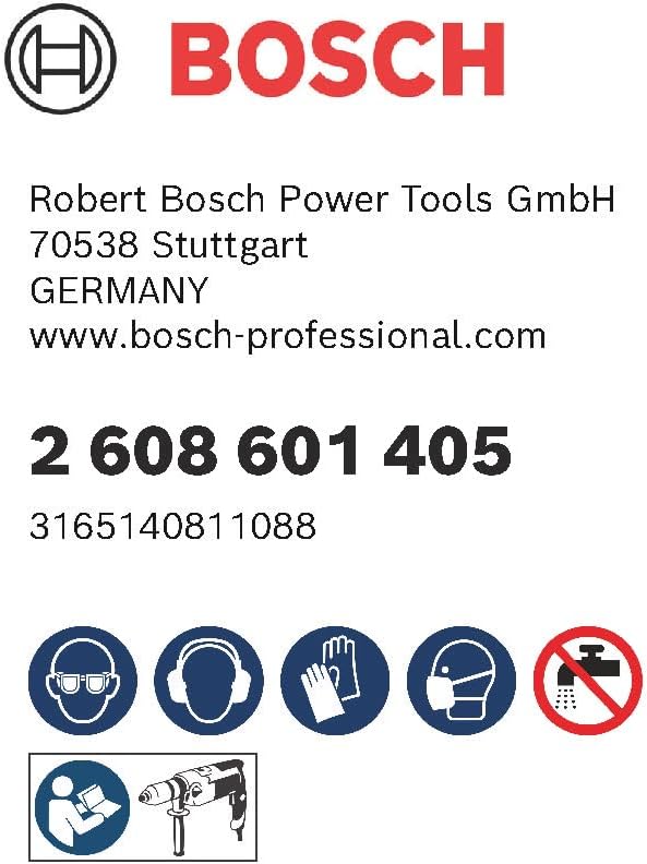 Bosch Accessories Professional 2608601405 Diamanttrockenbohrkrone 62x400mm, 62 mm, 62 mm