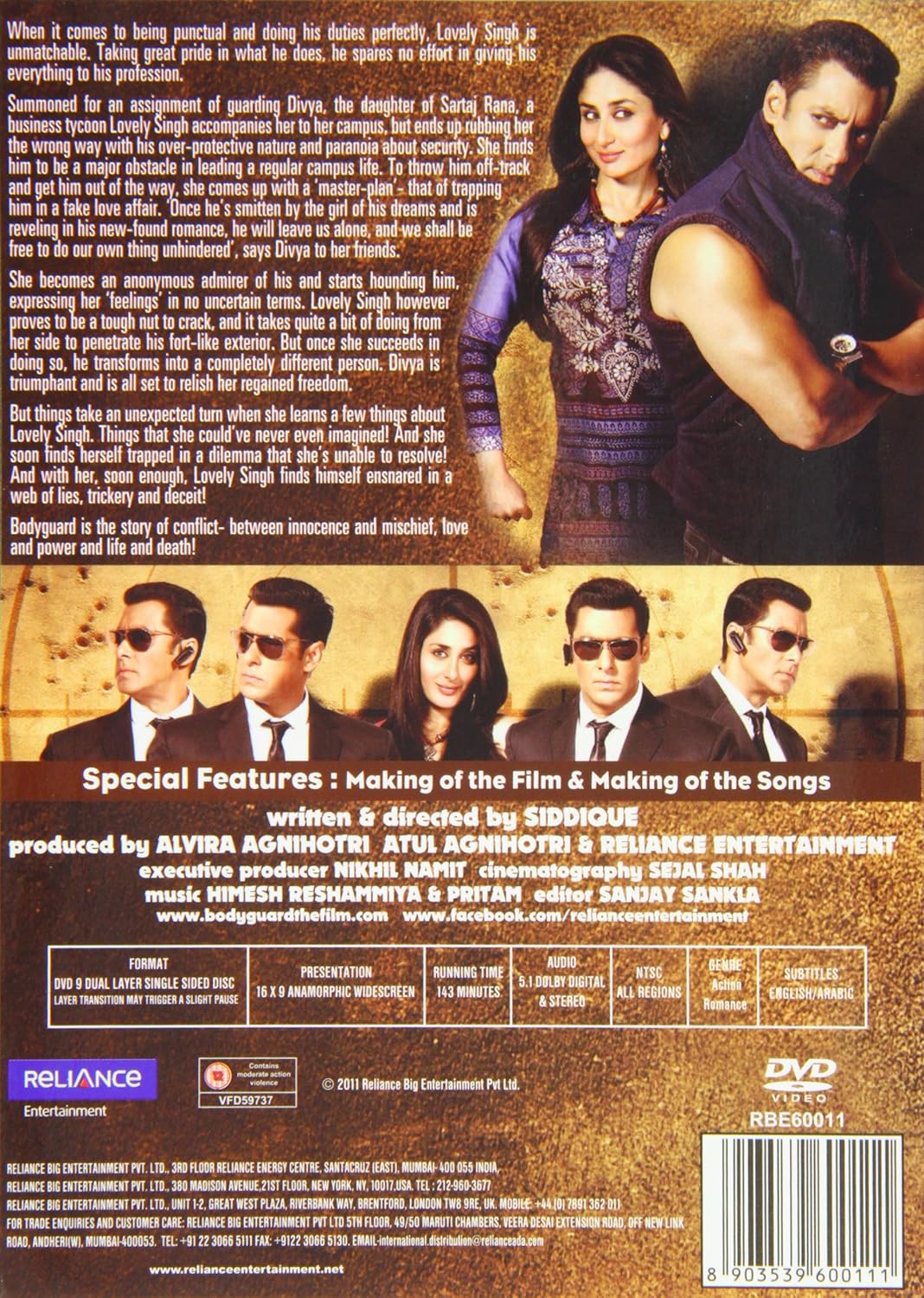 Bodyguard [UK Import], DVD