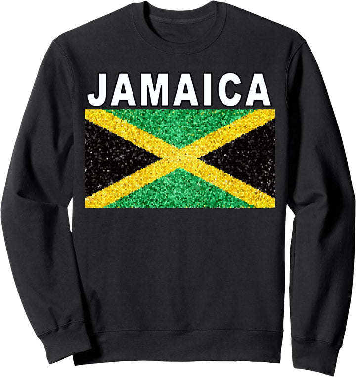 Jamaica Artistic Flag Design Sweatshirt