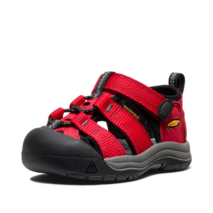 KEEN Unisex Kinder Newport H2-Baby Sandalen 19 EU Ribbon Red Gargoyle, 19 EU Ribbon Red Gargoyle