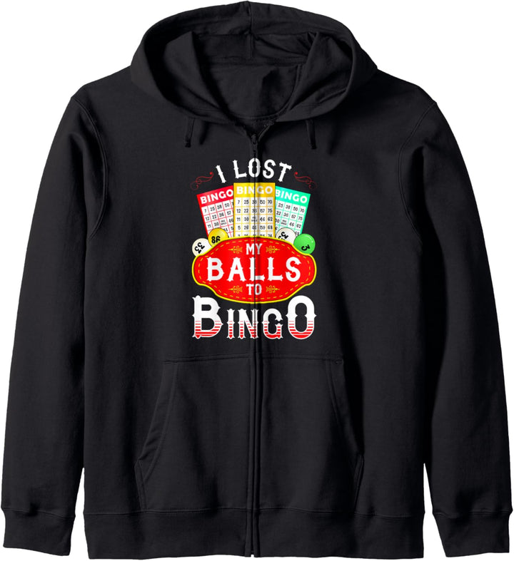 Ich habe meine Bälle an Bingo verloren Kapuzenjacke