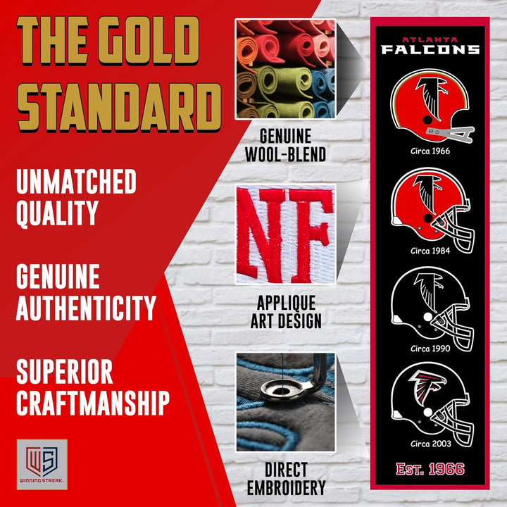 Winning Streak NFL Heritage Banner Atlanta Falcons Einheitsgrösse Atlanta Falcons