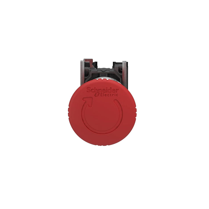 Schneider Electric | XB4BS8444 - Not-Aus Taster, Pilztaster rastend, 600V, Drehentriegelung, 2Ö Zum