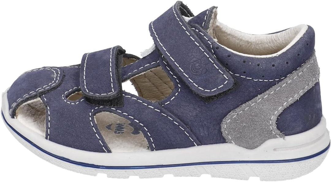 PEPINO Ricosta Mädchen und Jungen Kletthalbschuhe KASPI,Halbschuhe,WMS:Mittel 25 EU Blau 170, 25 EU