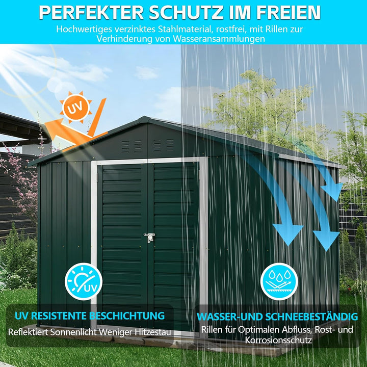 12er Set Profilblech Trapezblech, 115x45cm (6,21m²) Verzinkt Metall Dachplatten Wellblechplatten, Gr