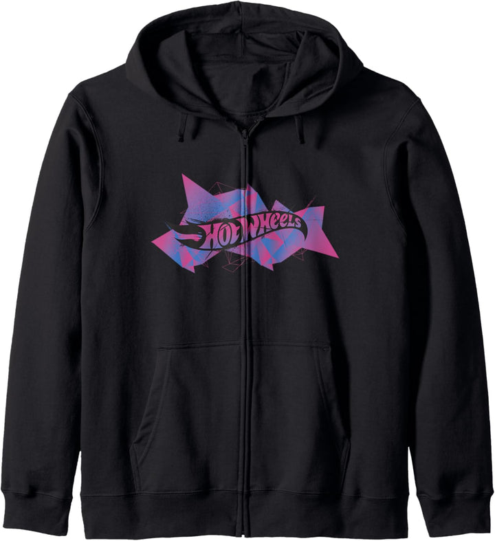 Hot Wheels Split Pink Lila Logo Kapuzenjacke