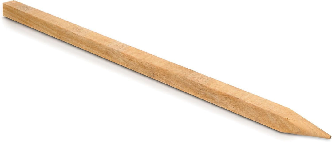 Buchenholz Holzpflöcke & Holzpfähle Quadratisch 25 Stück - Längen 100 cm - Ideal für Zaunpfosten, Za