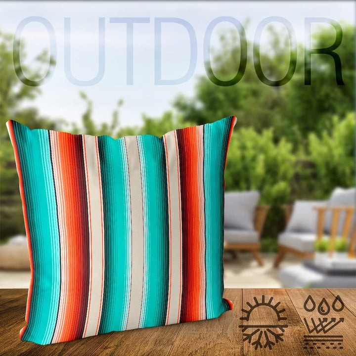 VOID Serape Stripes Kissenbezug Kissenhülle Sofakissen Kissen Deko Outdoor-Kissen Dekokissen, Kissen