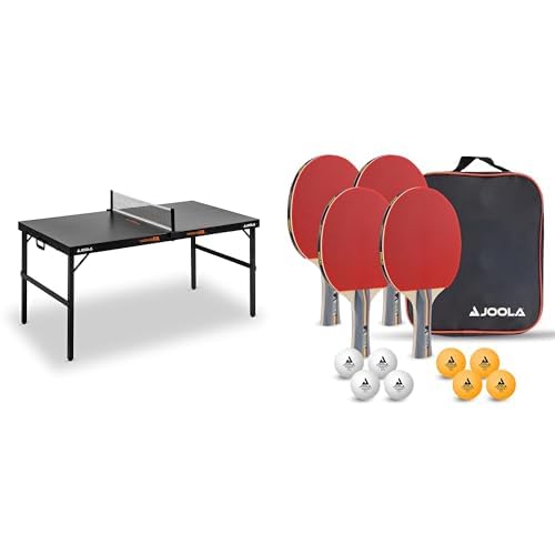 JOOLA Midsize Tischtennisplatte, Freizeittisch, Tischtennistisch im modernen Design inklusive Tischt