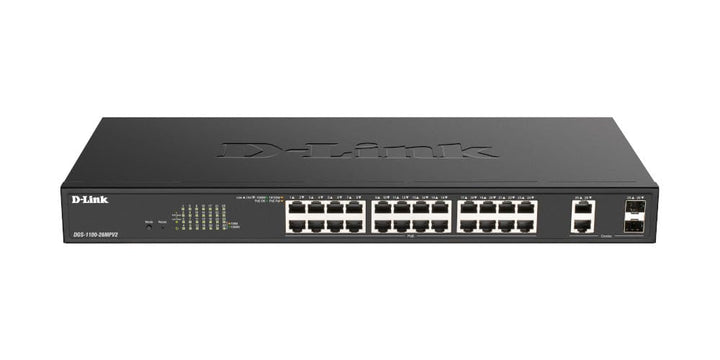 D-Link DGS-1100-24V2/E Gigabit Smart Switch (24 Ports, 10/100/1000 Mbit/s, einfache Plug &amp; Play-Inst