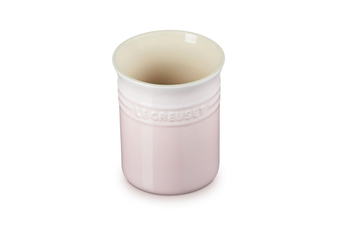 Le Creuset Topf für Kochkellen aus Steinzeug, 1,1 Liter, Shell Pink, 71501117770001, Shell Pink