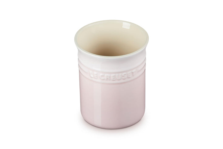 Le Creuset Topf für Kochkellen aus Steinzeug, 1,1 Liter, Shell Pink, 71501117770001, Shell Pink