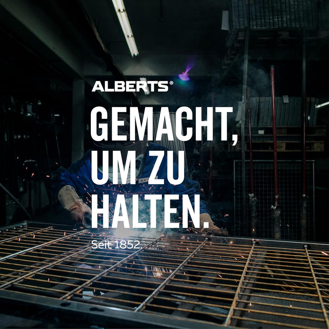 Alberts 655112 Strebenkappe | Aluminium, grün kunststoffbeschichtet | für Rohr-Ø 42 mm Ø44 mm Grün,